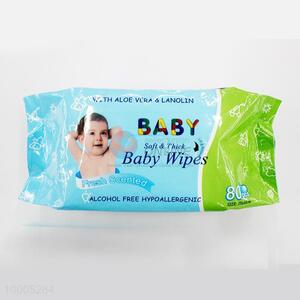 Wholesale 80PCS Baby Wet Wipes/Wet Tissue With New Packaging