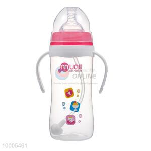 PP Automatic Wide-mouth Big Baby Bottle With Handles