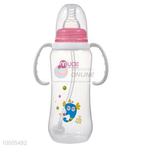PP Automatic Arc Baby Bottle With Handles