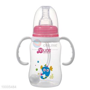 PP Automatic Arc Baby Bottle With Handles