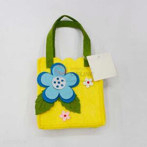 Wholesale Yellow Flower Basket For Litttle Girl