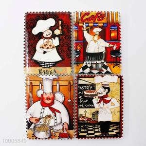 Wholesale Catroon Chef Postage Stamp Shaped Fridge Magnet