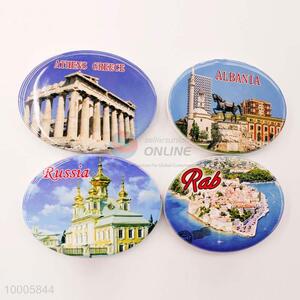 Wholesale Travel Souvenir Oval Fridge Magnet