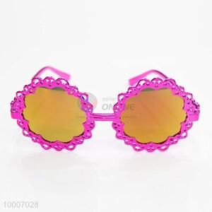 <em>Sunglasses</em> with peach lace frame