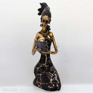 African Mother holding Baby Resin Decorative Ornament