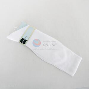 Wholesale White Fashion Chinlon Sock For Men