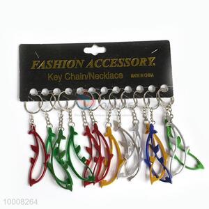 Wholesale Dolphin Shaped Fashion Key Chain/Key Ring With Bottle Opener
