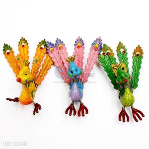Wholesale Beautiful Peacock Plastic Craft For Home/Office Decoration
