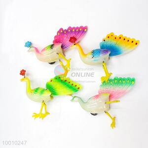 Wholesale 5 Inch Peacock Plastic Craft For Home/Office Decoration