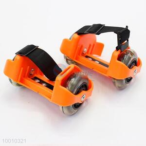 PVC flashing roller skate shoes with light