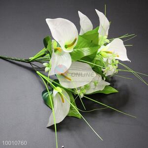 10-head Wholesale Cheap Plastic&Cloth Calla Lily Flower