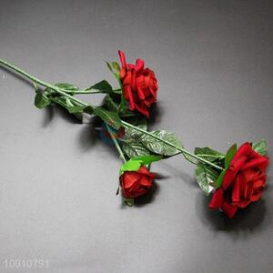 Single 3-head Romantic Rose