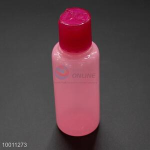 100ml pink plastic cosmetic bottle