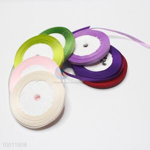 Solid color 1 cm sation ribbon