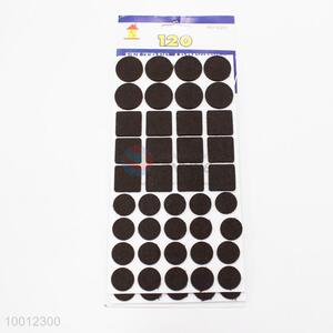 Round and Square Adhesive <em>Felt</em> Pads Set of 120pcs