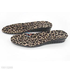 Wholesale Leopard Two Layers PU Increase Insole