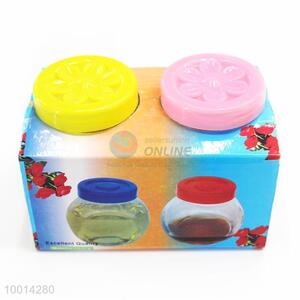 Wholesale Home&Restaurant Glass Condiment Bottle With Flower Lid