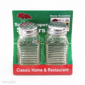 Wholesale 2Pieces Wave Pattern Classic Home&Restaurant Condiment Bottle