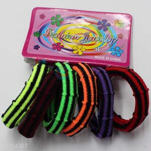 Wholesale Price Set Colourful Elastic Hair Bands Hair Rope
