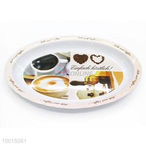 Wholesale Coffee Time Round Melamine Plate