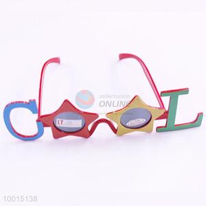 Cool Letter Shaped Colorful Party Eyewear