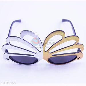 Color Blocking Flower Shaped Headwear Party Eyewear