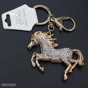 Hot sale rhinestone horse key ring
