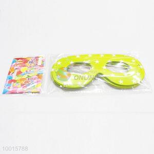 Star Printed Green Paper Eyewear 12pcs/bag Happy Birthday Decoration