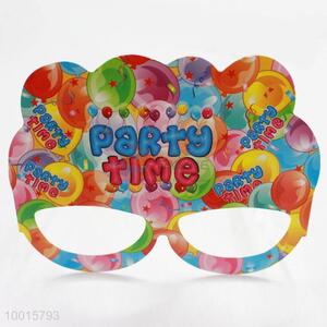 12pcs/bag Funny Cartoon Pattern Paper Eyewear Birthday Party Decoration
