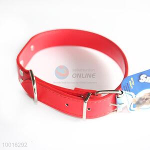Wholesale Hot Product Red PU <em>Dog</em> <em>Collar</em>/<em>Dog</em> Leashes
