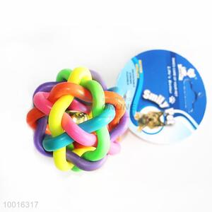 Wholesale Colorful Ball Pet <em>Toys</em> For <em>Dog</em> With Small Bell