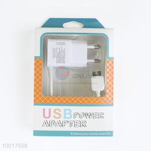 High Quality Durable White Travel Power Adapter