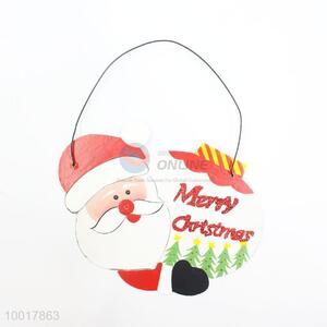 Wholesale Decorated Christmas Crafts With a Stick All Wood Santa