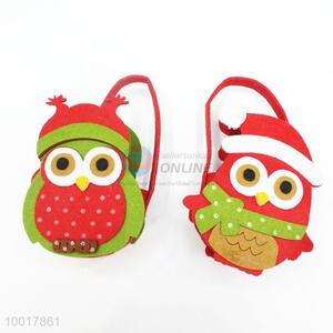 Wholesale High Quality Decorated Christmas Crafts The owl bag