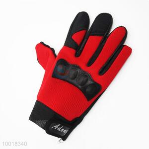 Competitive Price Red Sports Glove For Racing/Skiing