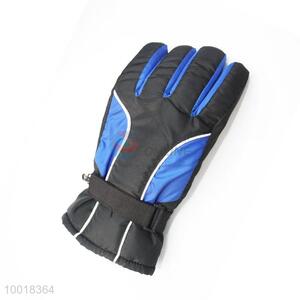 Cheap Blue&Black Sports Glove For Racing/Skiing