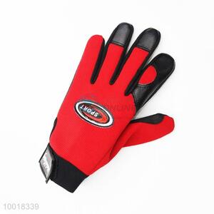 Hot Selling Red Sports Glove For Racing/Skiing