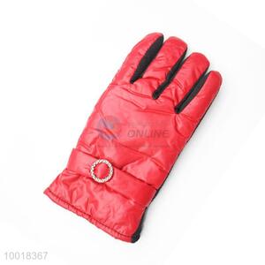 Red Fashion Women Sports Glove For Racing/Skiing