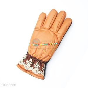 Orange Fashion Sports Glove For Women
