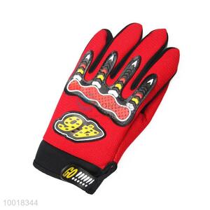 Hot Product Red Sports Glove For Racing