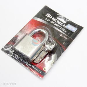 Safety padlock with keys