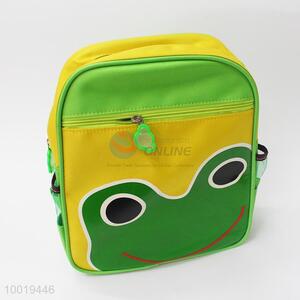 Yellow-green backpack for students