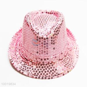 Fashion Pink Sequin Jazz Party Hat