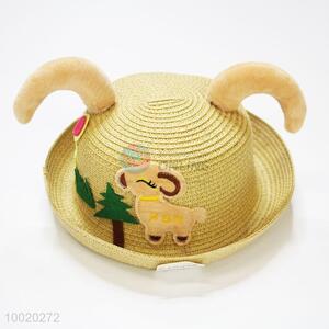 Sheep Lovely Children Straw Hat