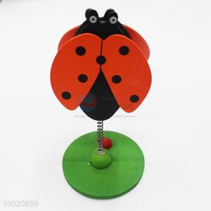 Office note holder with cute ladybird