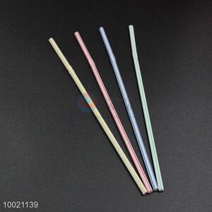 5mm*210mm Bags Packed Plastic Striped Color Straws,100 Pieces/Bag