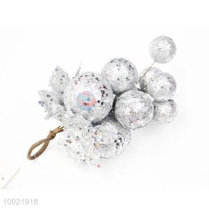Silver Artificial Grapes/Simulation Fruits for Christmas