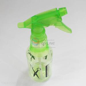 Plastic green 500ml sprayed bottle for barbershop