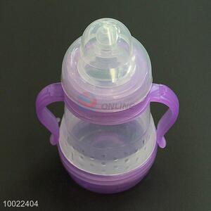 180ml Wholesale Purple <em>Feeding</em>-<em>bottle</em>, Silicone Nipple PP <em>Bottle</em> Material