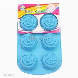 Blue Rose Shaped <em>Silicone</em> Cookies/<em>Cake</em> <em>Mould</em>